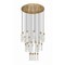 Z-Lite Beau Chandelier, 27-Light, 36 In.W x 12.75 In.H, Rubbed Brass/Clear 740P-27R-RB - alternate 1